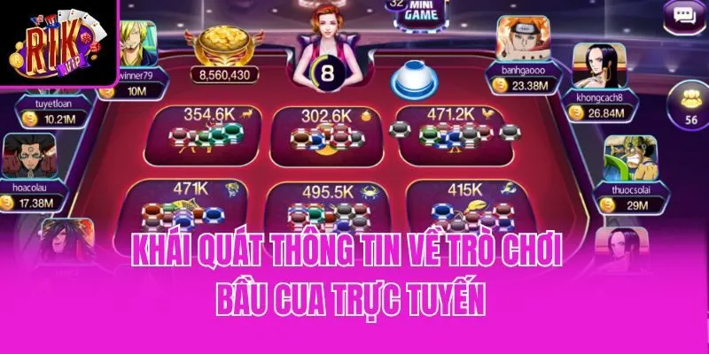 Khái quát thông tin về trò chơi Bầu Cua trực tuyến